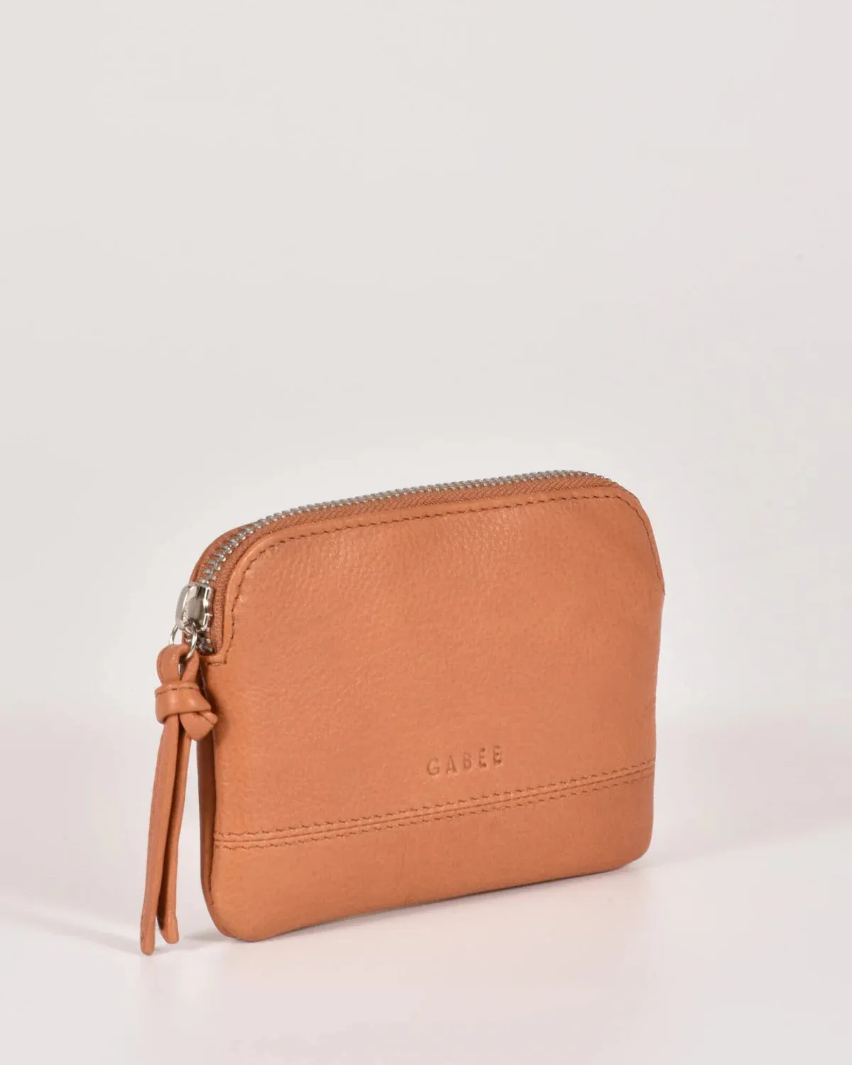Amara Small Leather Keychain Pouch