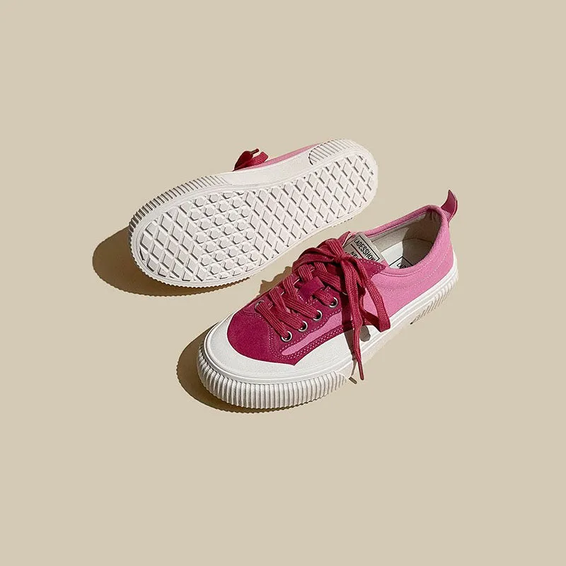 American Canvas Leather Low-Cut Sport Women's Shoes