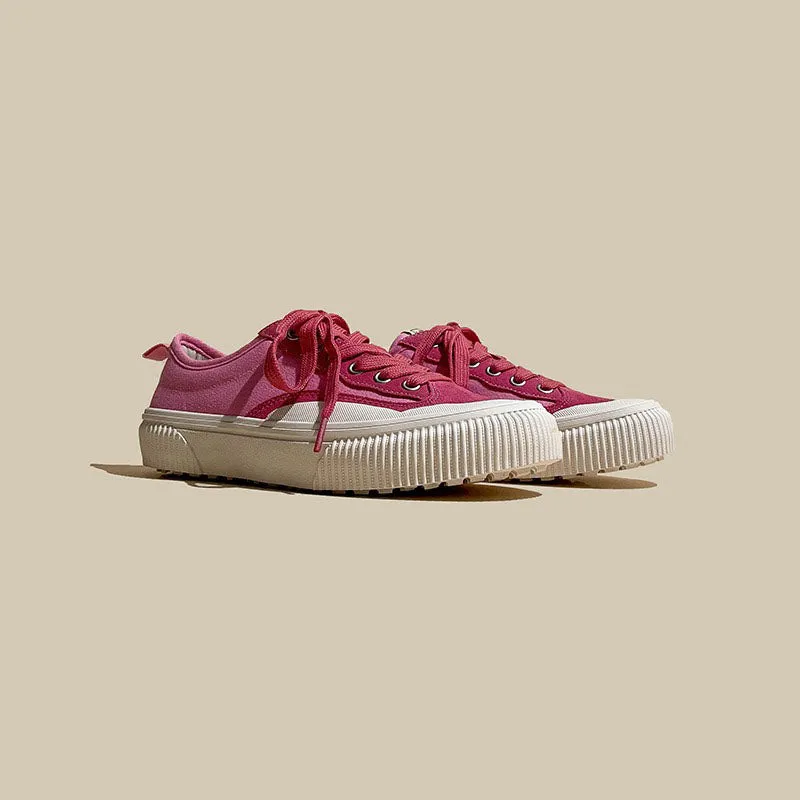 American Canvas Leather Low-Cut Sport Women's Shoes