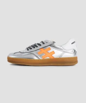 ANOTHER TREND - [A032M341 Plata]Silver and Neon Orange Trainers [Back Soon]