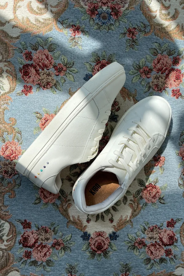 Avril Leather Trainers