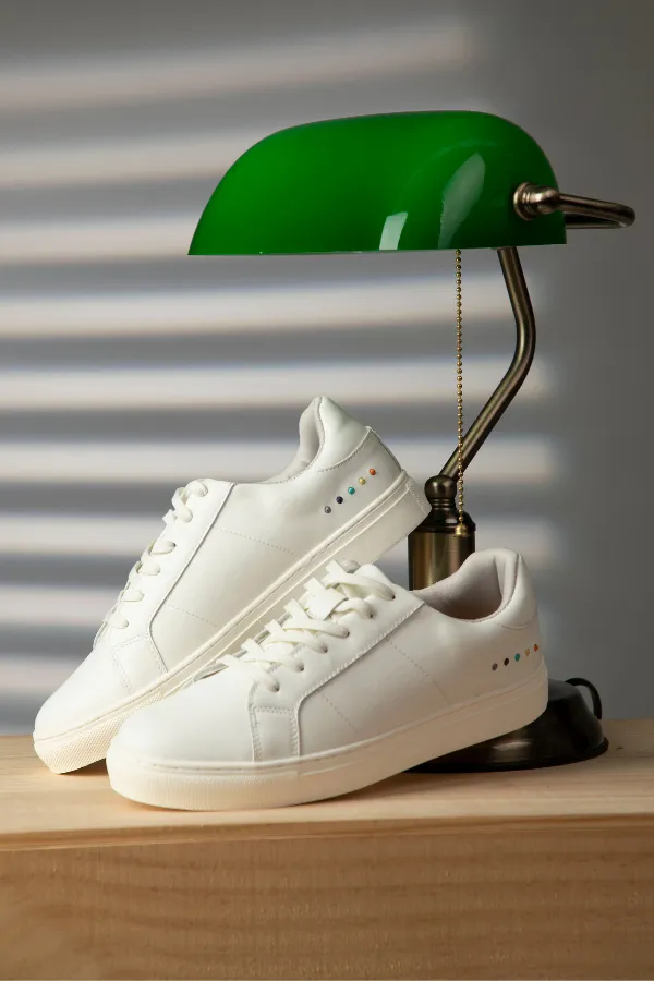 Avril Leather Trainers