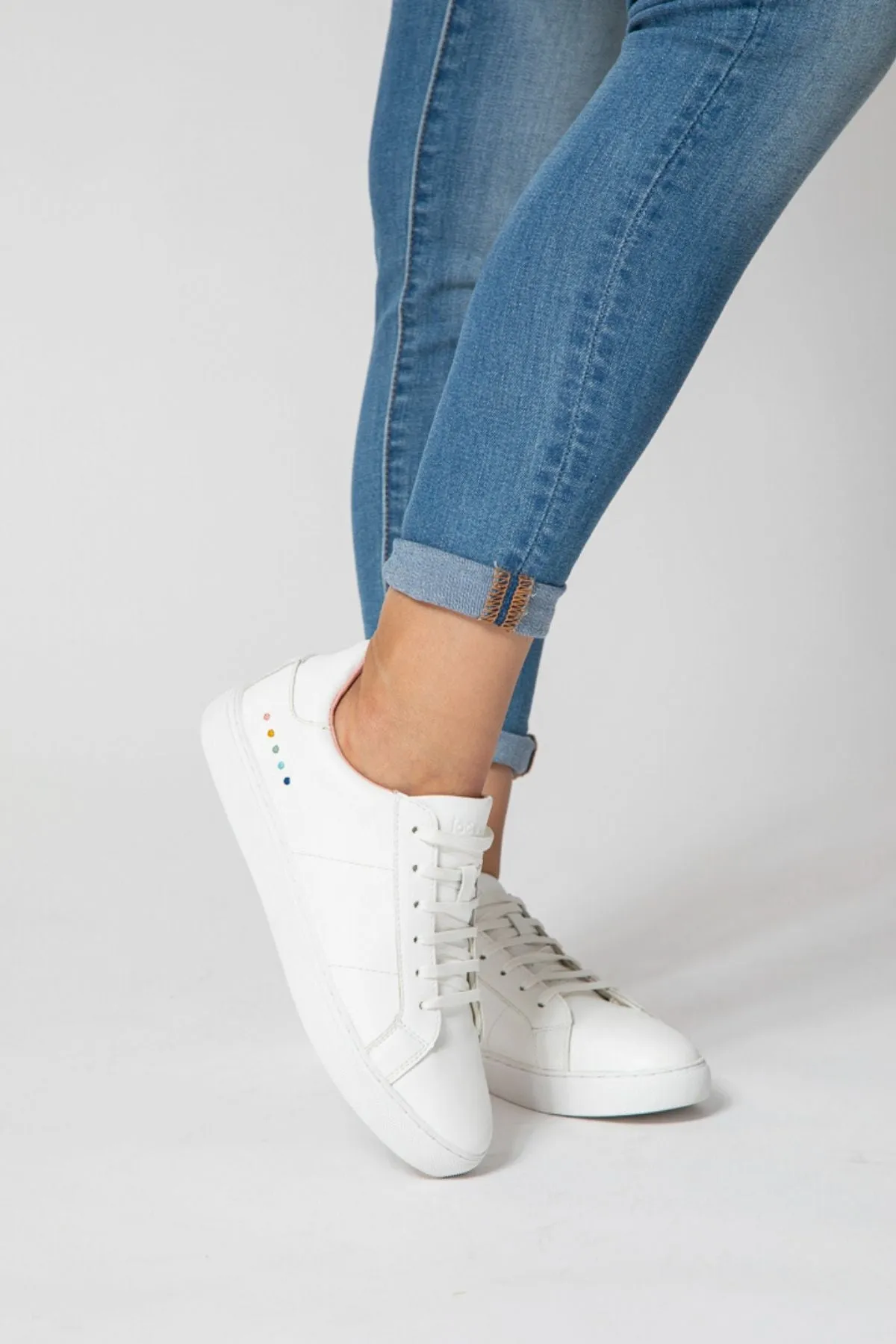 Avril Leather Trainers