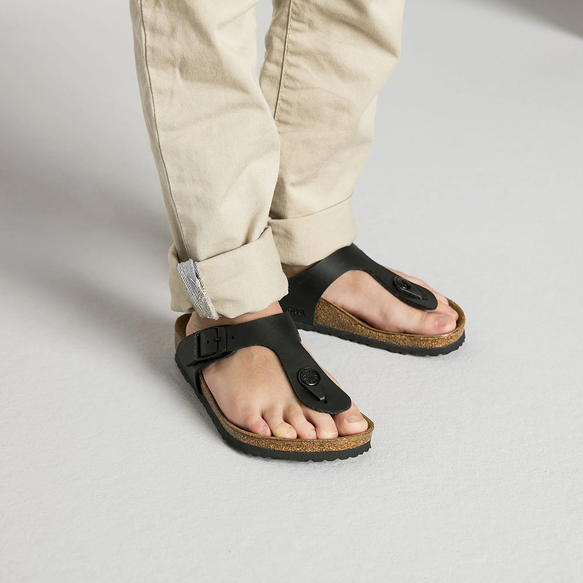 BIRKENSTOCK GIZEH KIDS IN BLACK