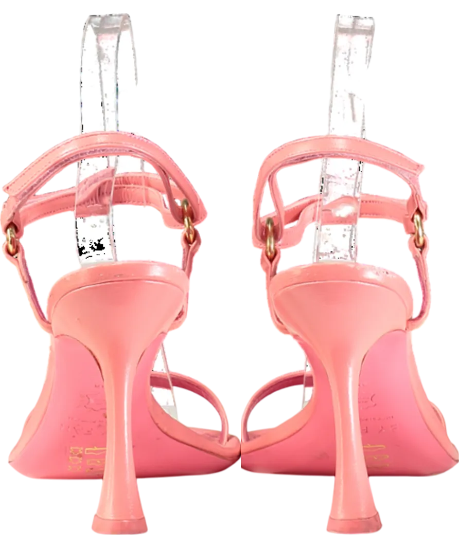 BY FAR Hot Pink Open Toe Heels UK 5 EU 38 