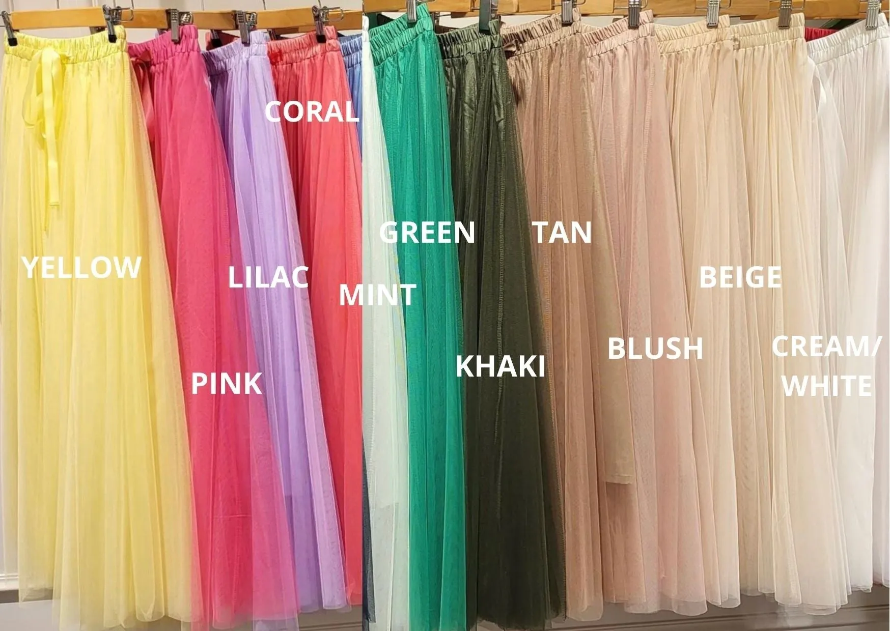 Carrie Tulle Skirt White
