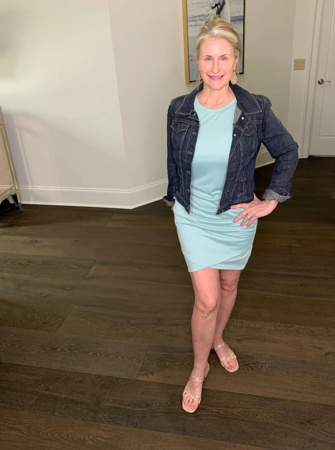 Casual Summer Mini Dress with Ruching