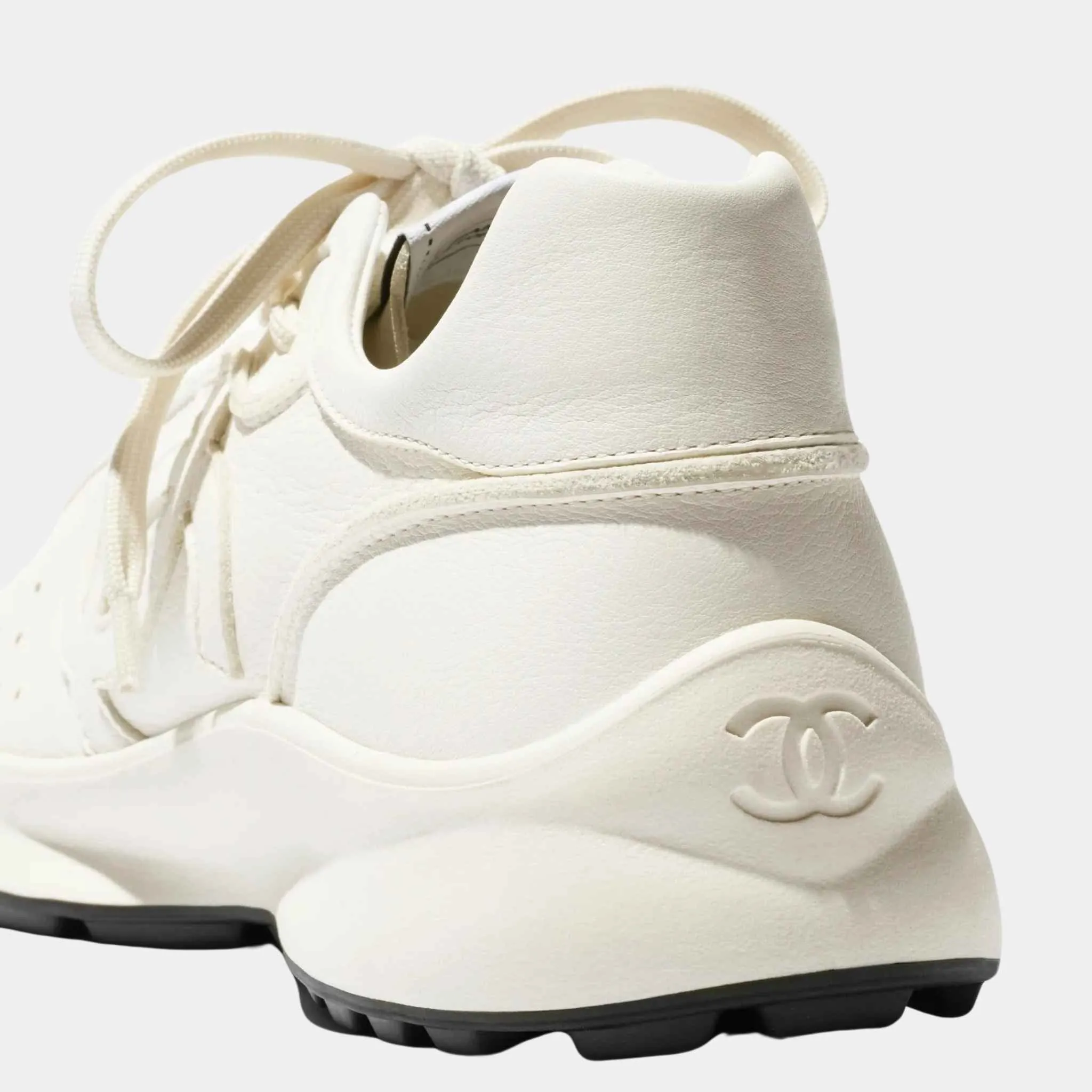 Chanel Trainers Calfskin White