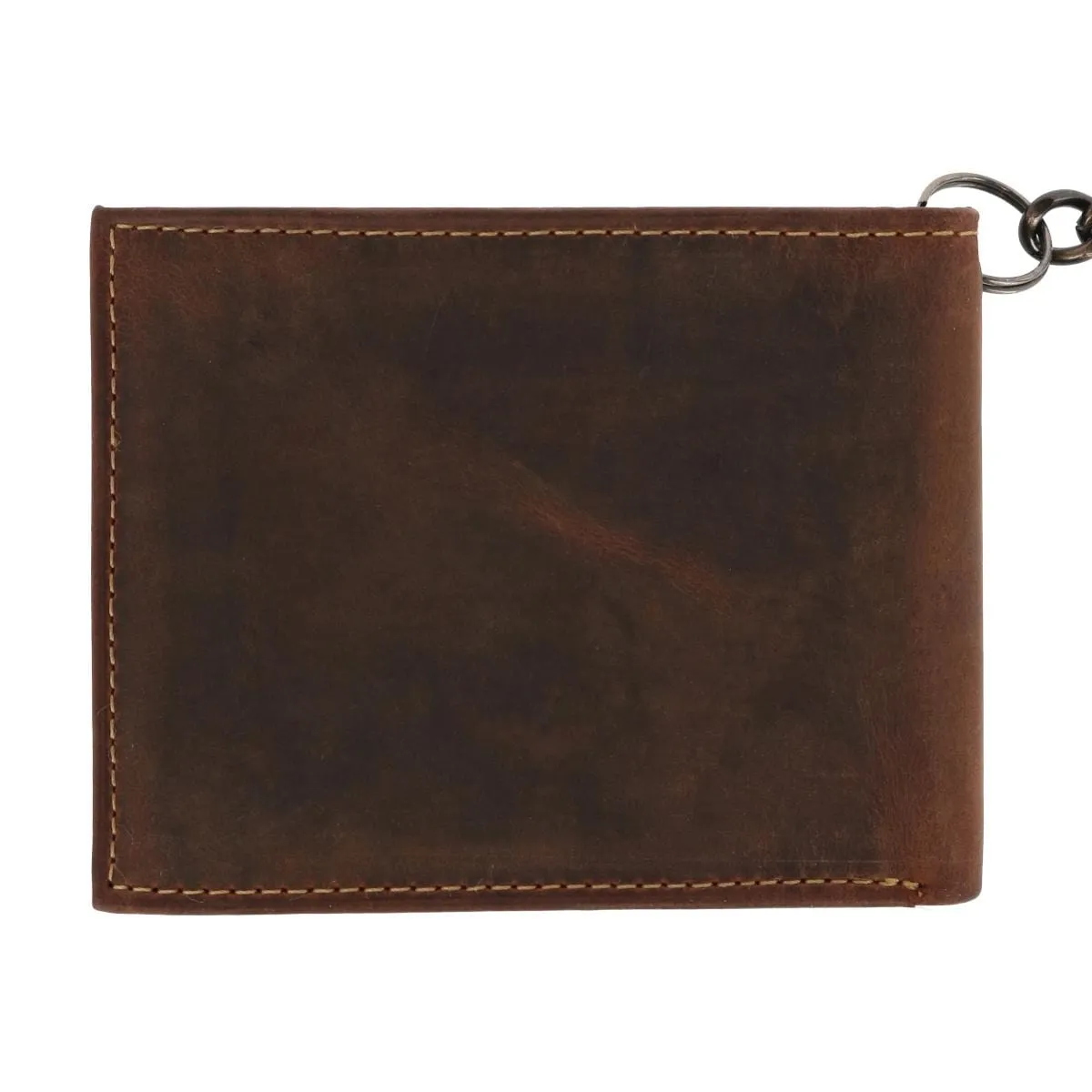 CTM® Men's Leather Bifold Chain Wallet