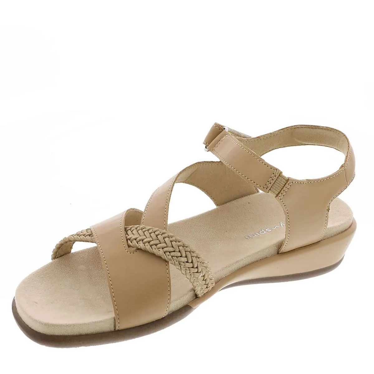Easy Spirit Womens Hart 3 Faux Leather Strappy Sandals