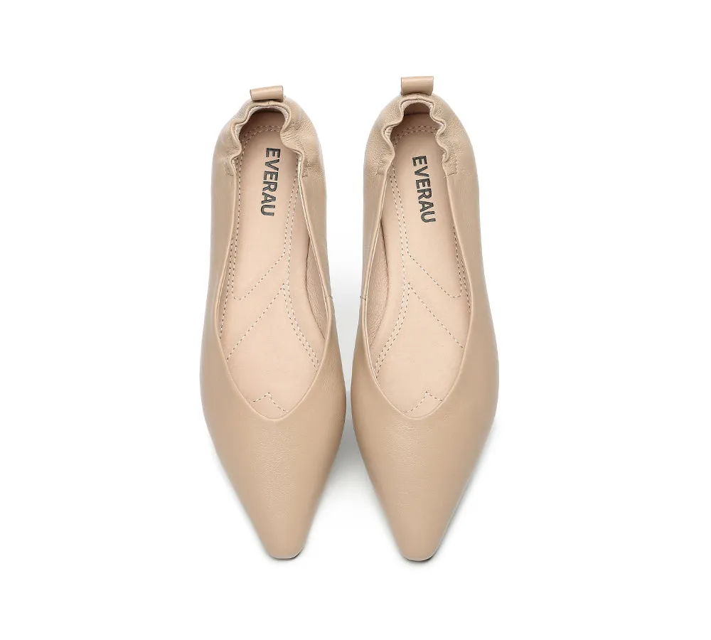 EVERAU® Leather Flats Women Sera