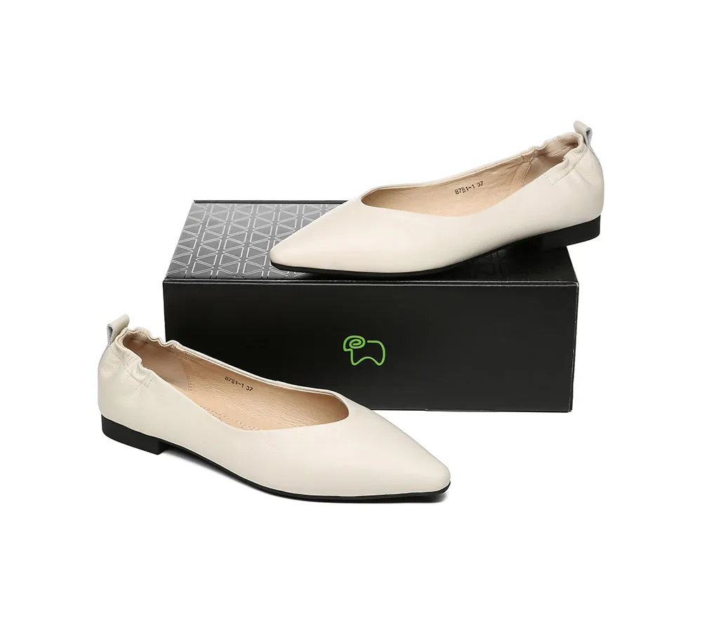 EVERAU® Leather Flats Women Sera