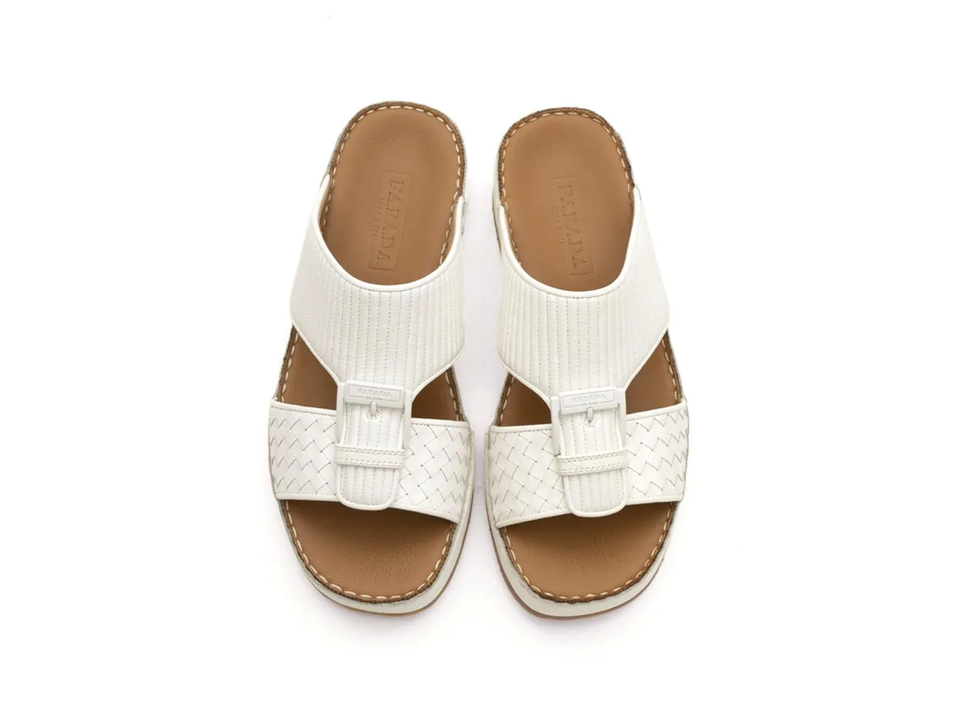 FARADA MILANO ARABIC SANDALS WHITE