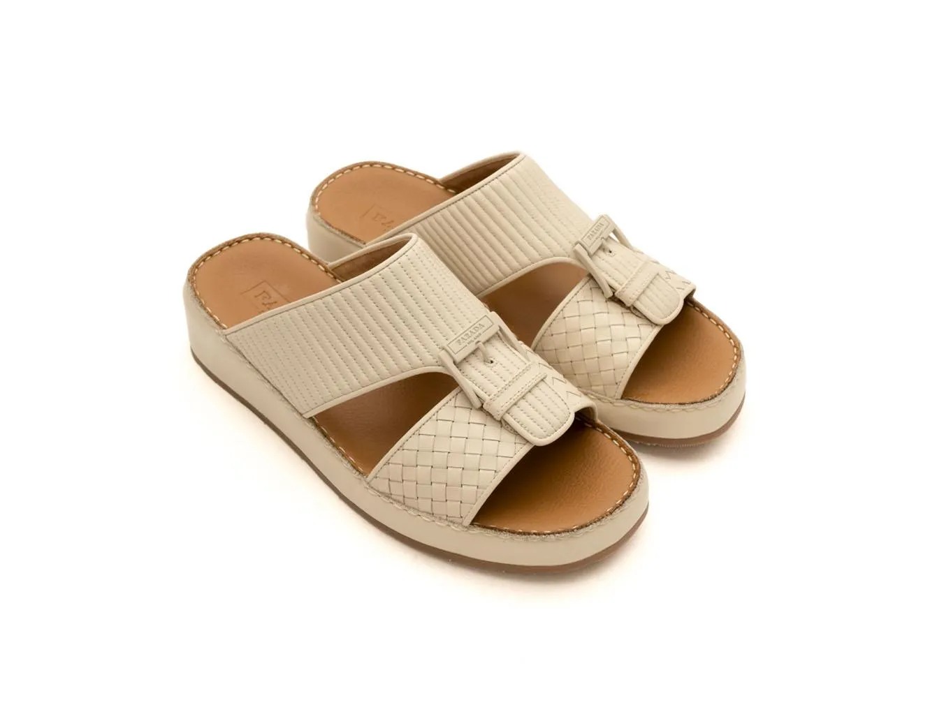 FARADA MILANO ARABIC SANDALS WHITE