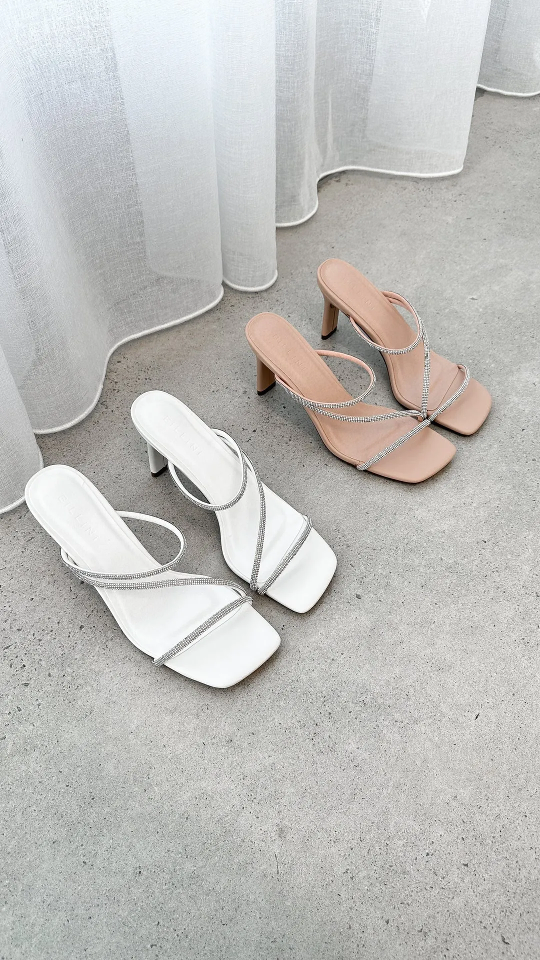 Femi Heels - White