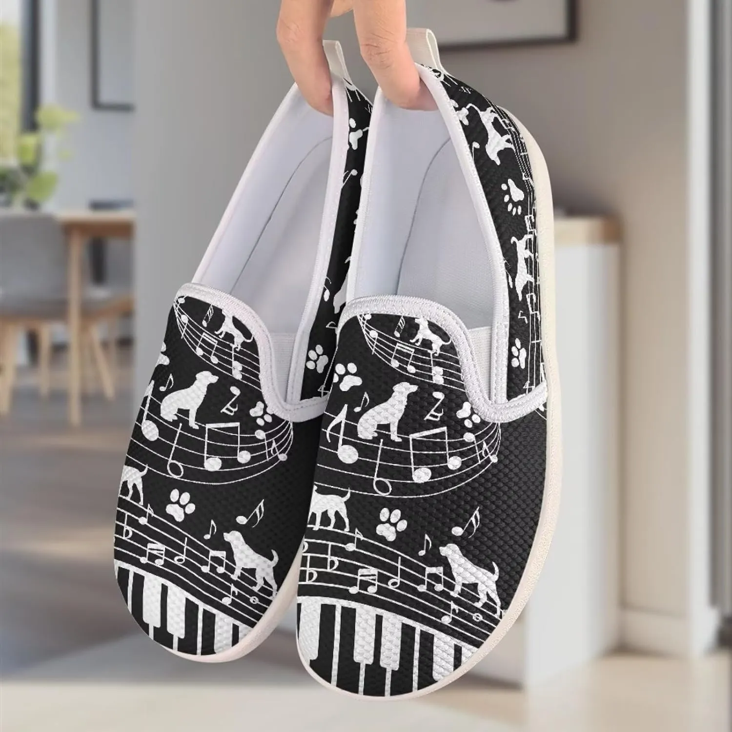 Flag Shoes Casual Walking Shoes Women's Shoes Flats Wide Sneakers Mesh Flats