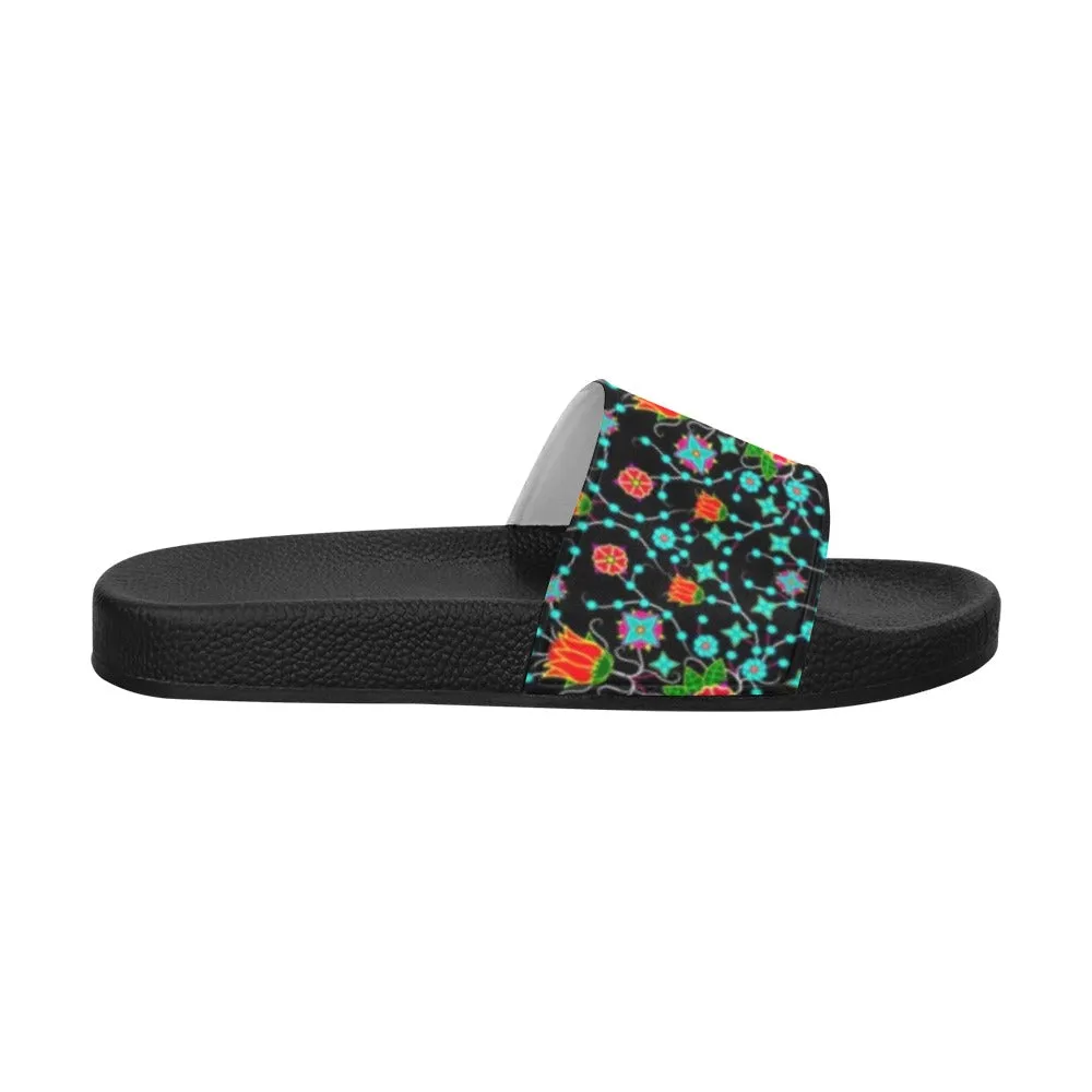 Floral Damask Upgrade Women's Slide Sandals