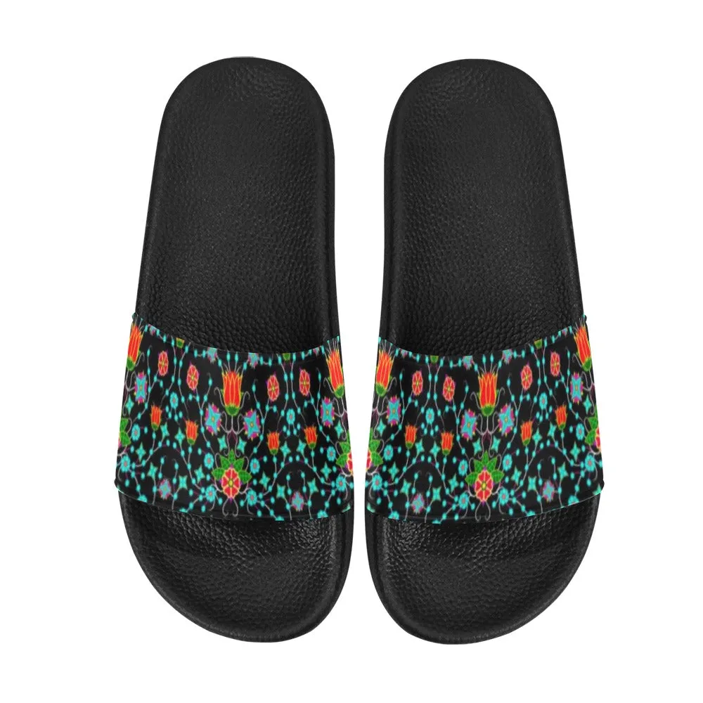 Floral Damask Upgrade Women's Slide Sandals