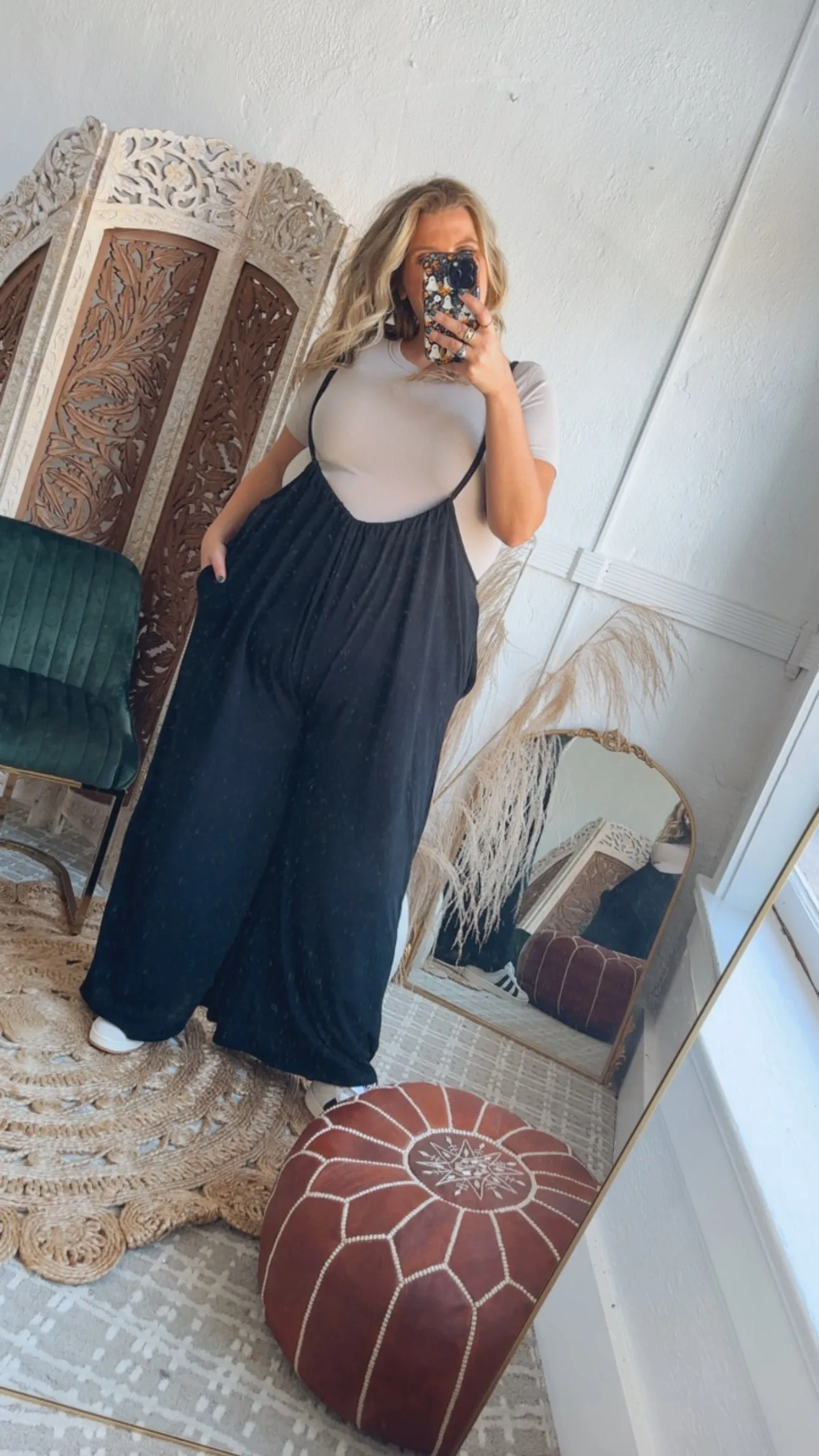 Head Over Heels Jumpsuit, Black