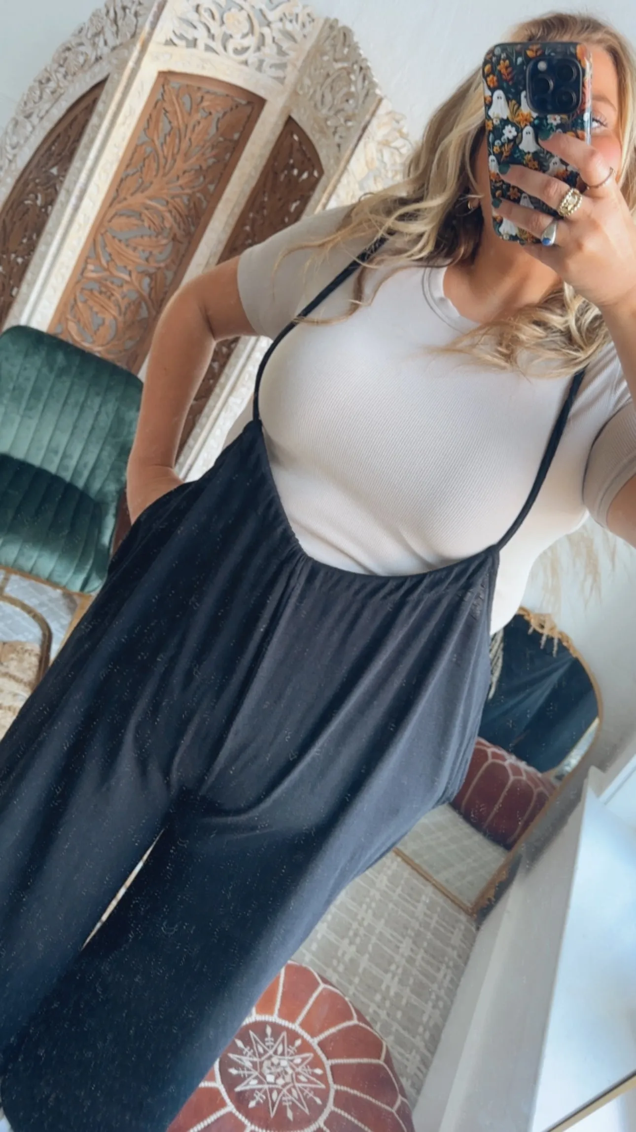 Head Over Heels Jumpsuit, Black