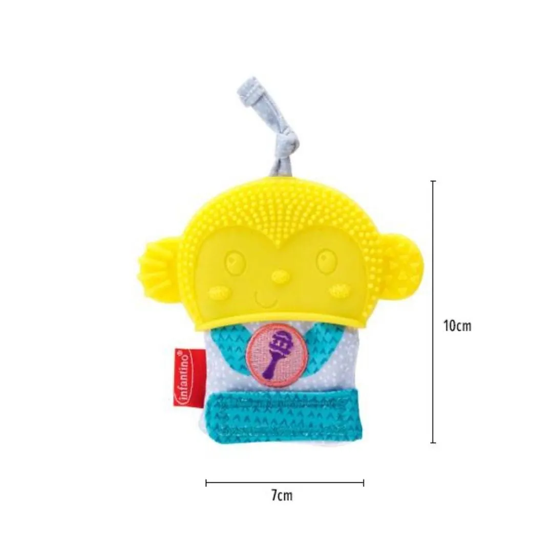 Infantino Rattle & Crinkle Teething Mitten (0m )