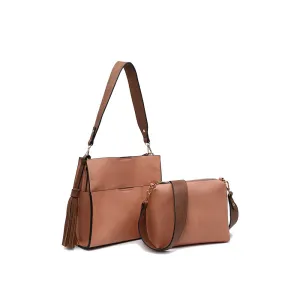 JEN & CO LYLA SHOULDER APRICOT