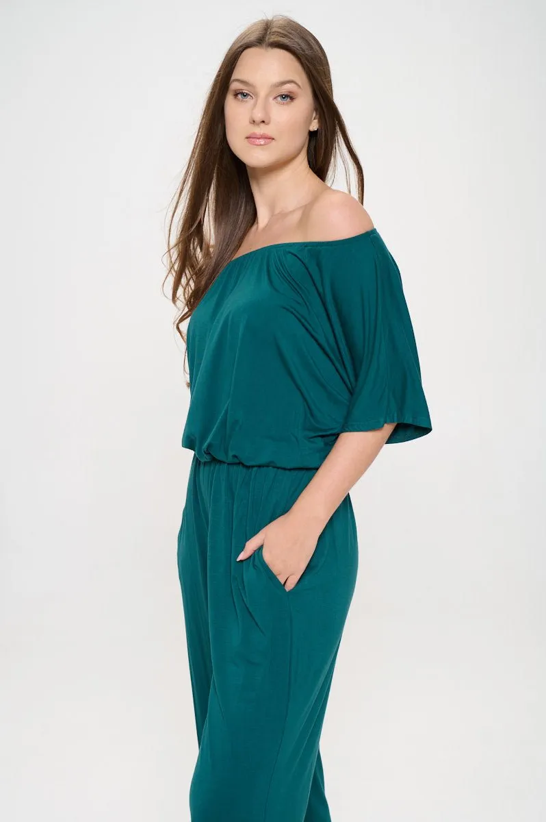 Joy Off Shoulder Jumpsuit