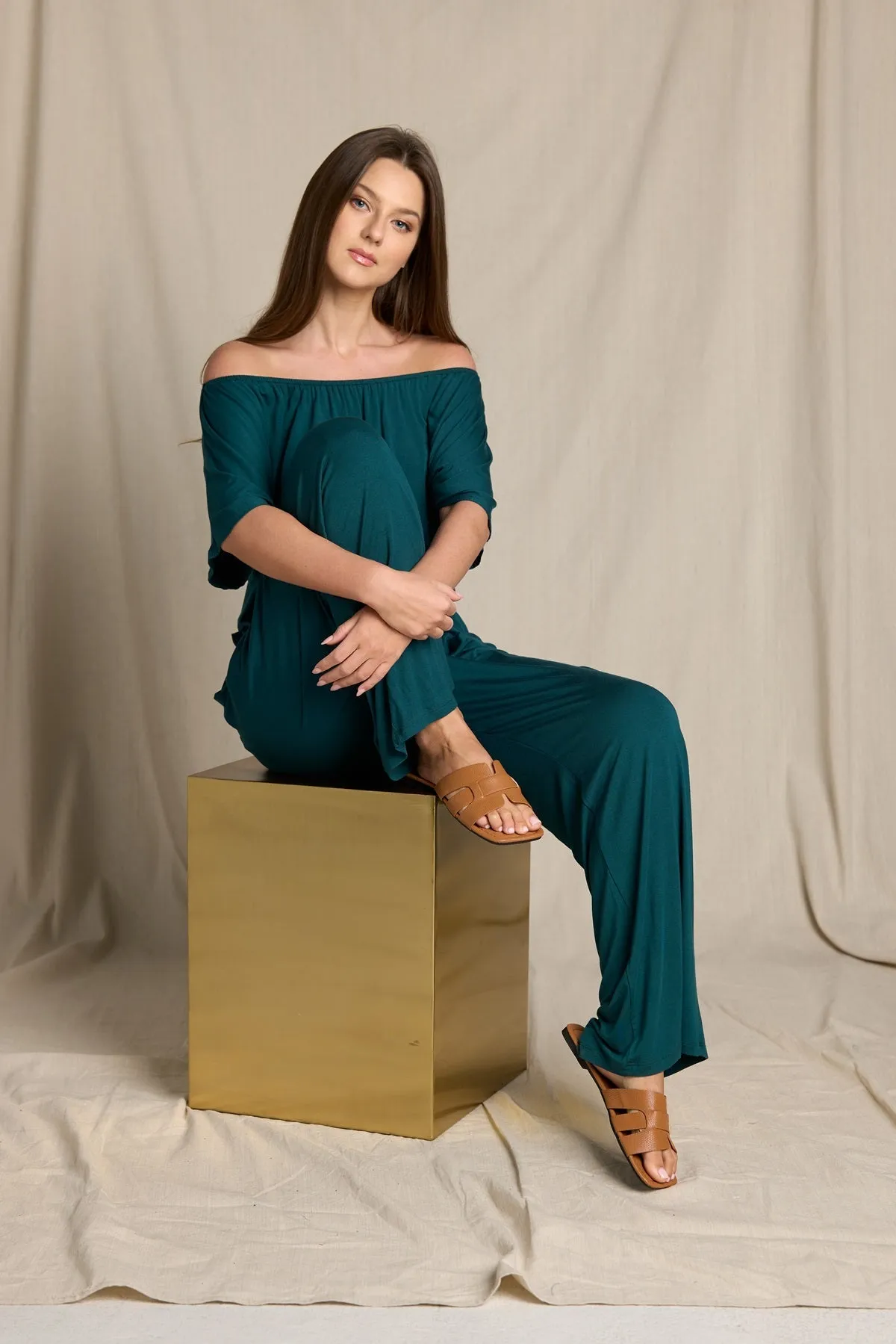 Joy Off Shoulder Jumpsuit