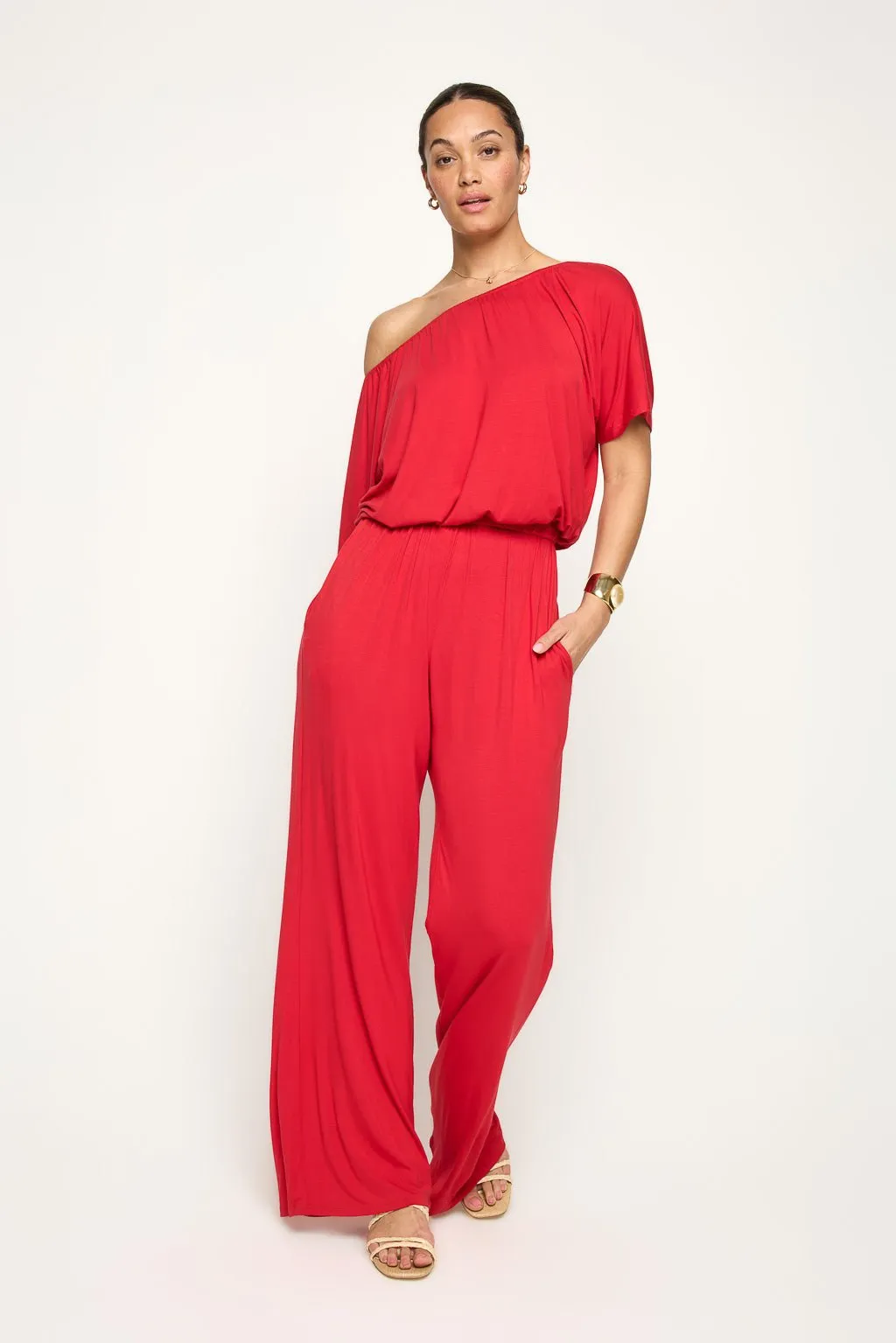 Joy Off Shoulder Jumpsuit
