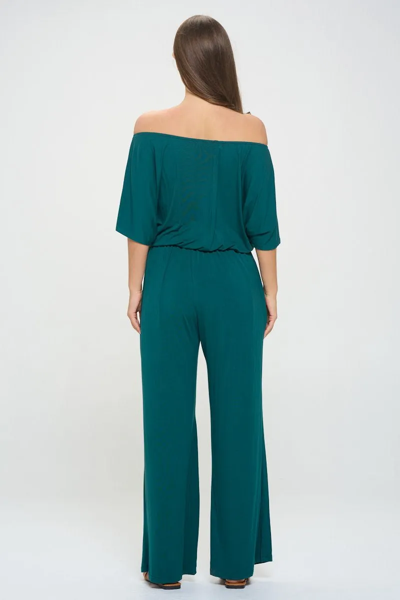 Joy Off Shoulder Jumpsuit