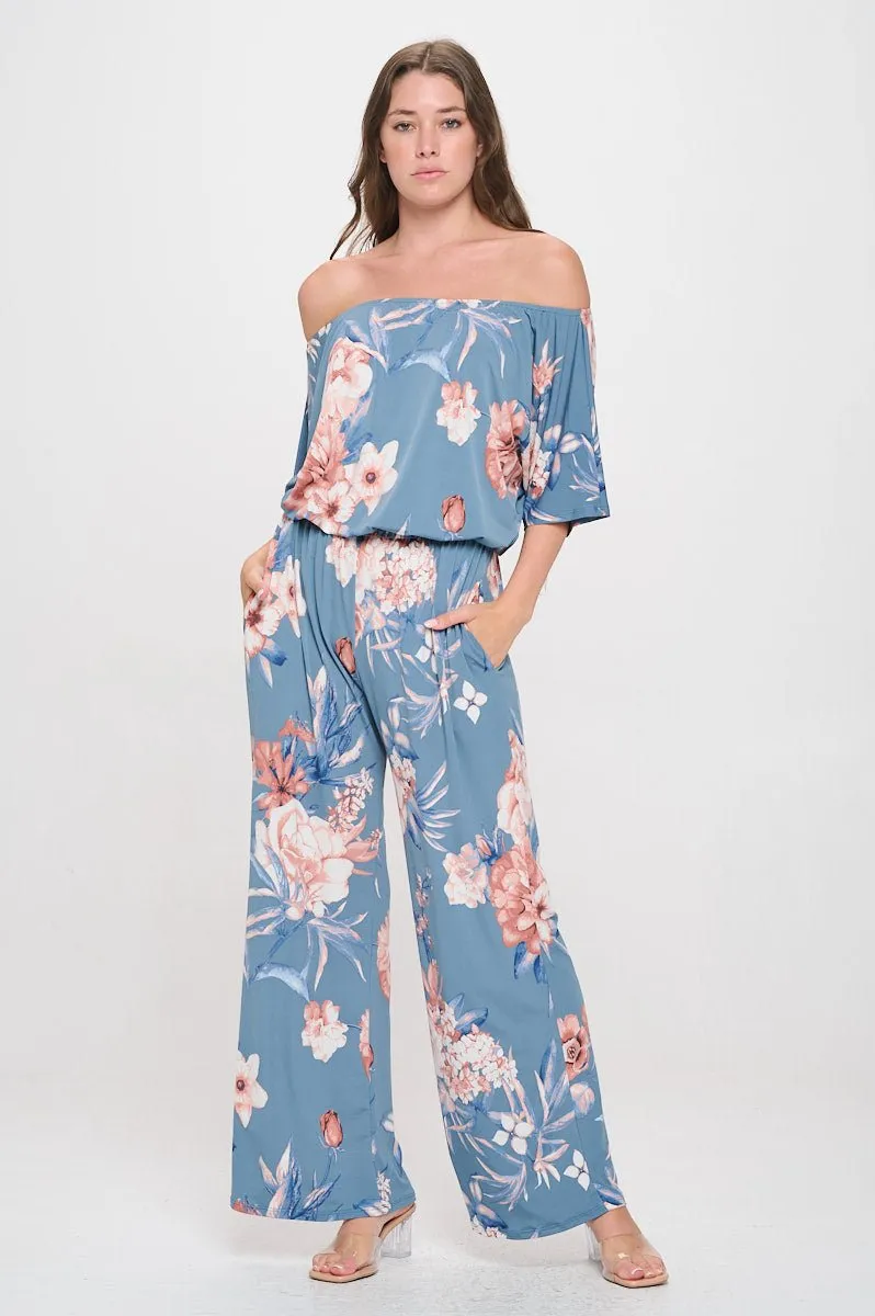 Joy Off Shoulder Jumpsuit