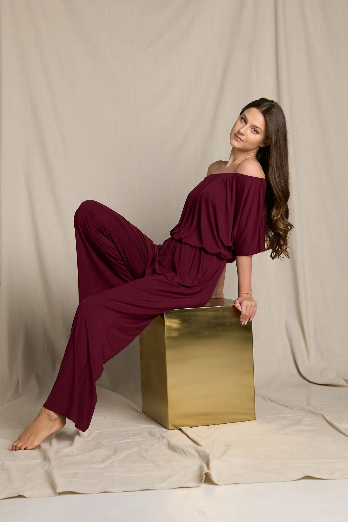 Joy Off Shoulder Jumpsuit