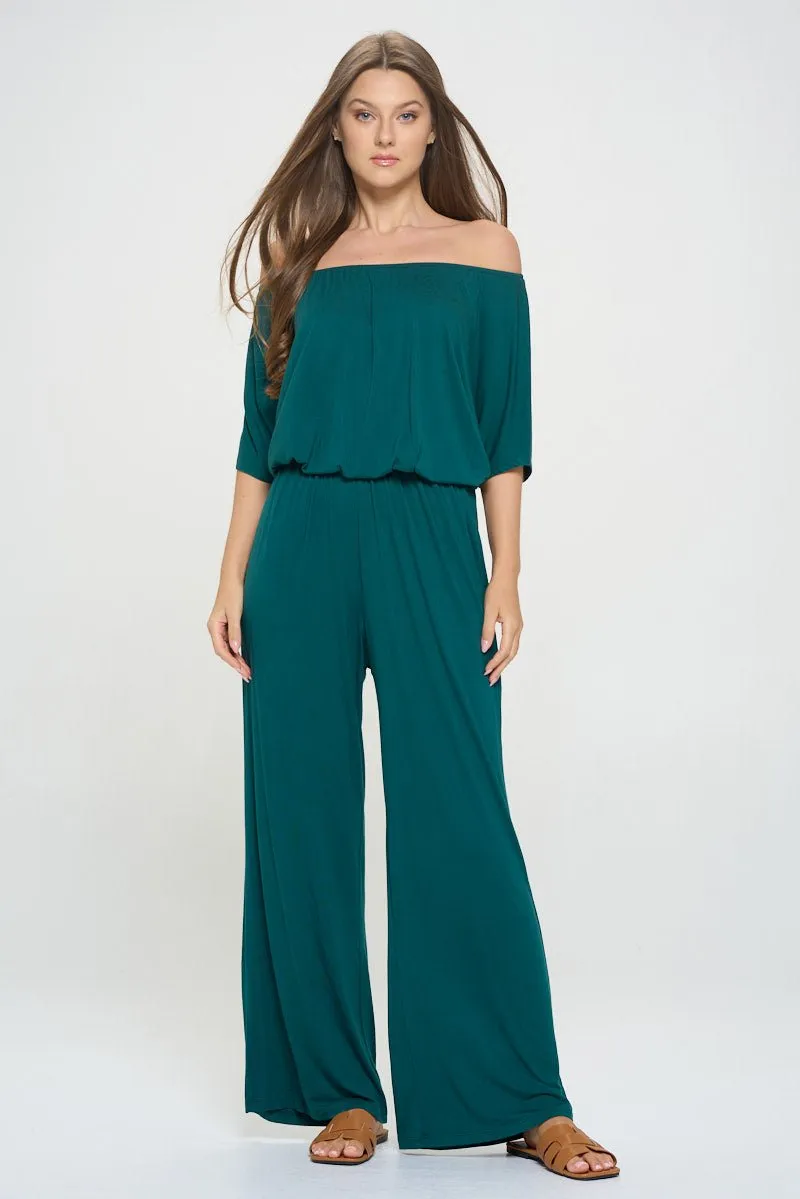 Joy Off Shoulder Jumpsuit