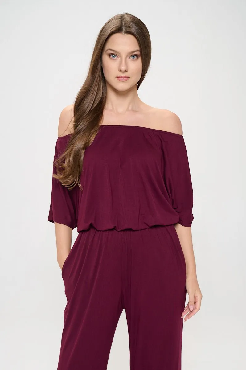 Joy Off Shoulder Jumpsuit