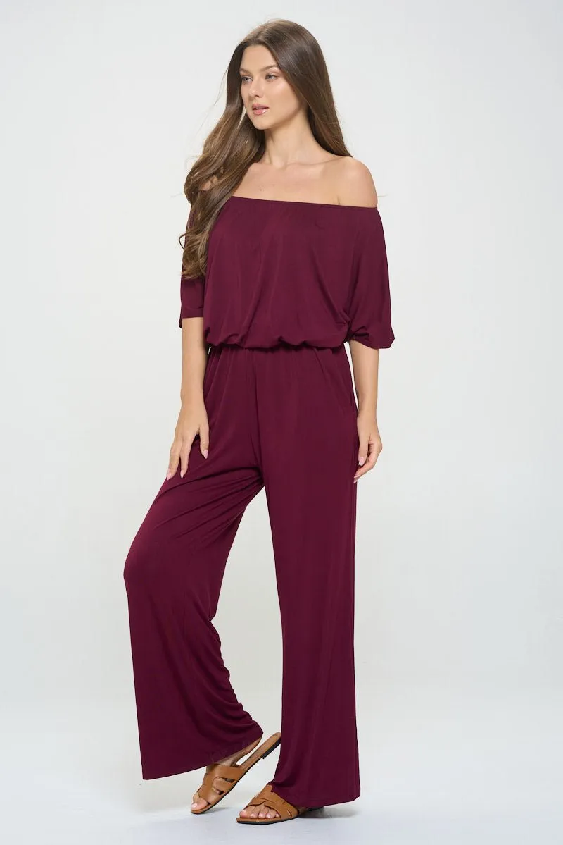 Joy Off Shoulder Jumpsuit