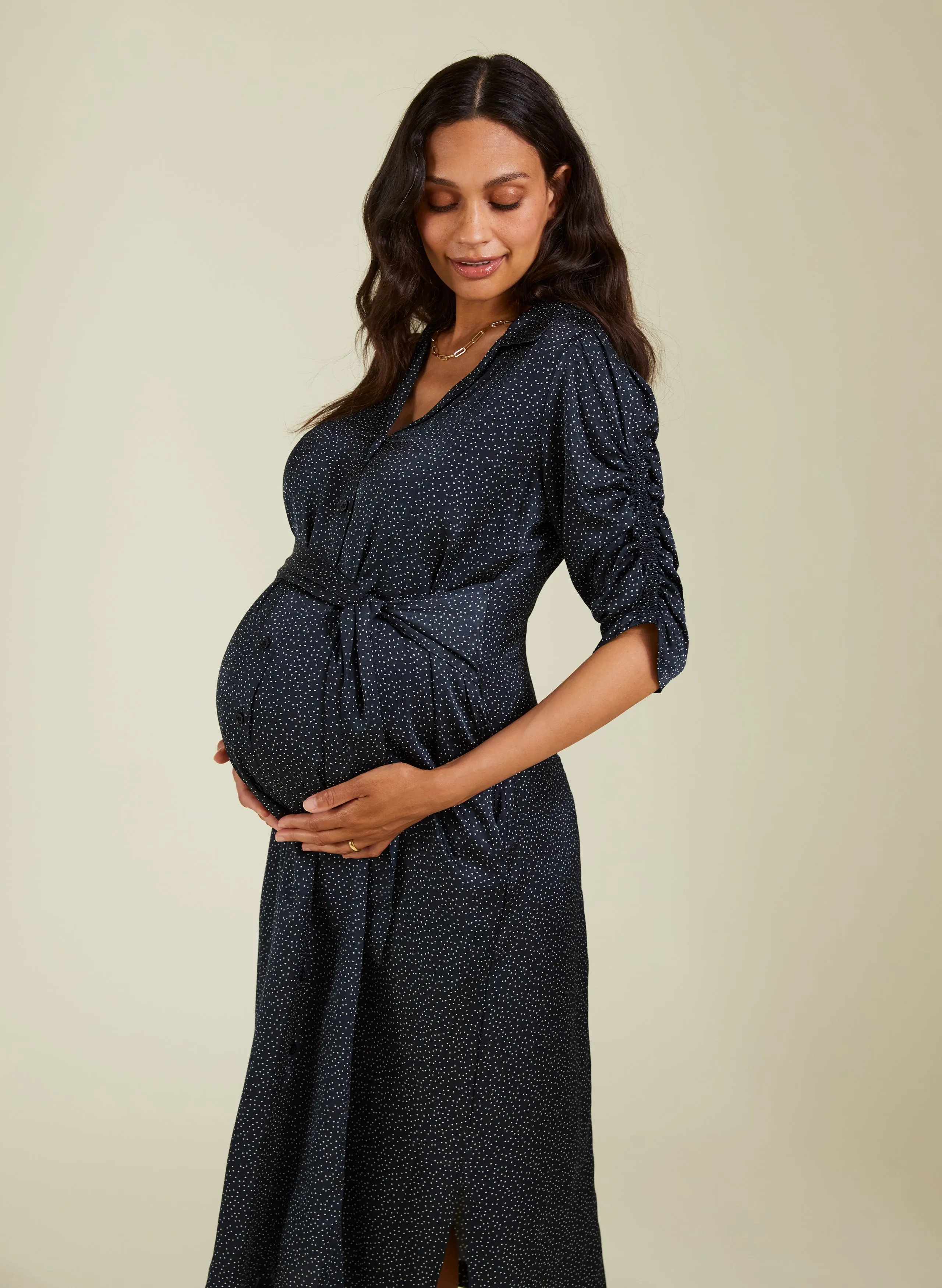 Keira Recycled Maternity Dress