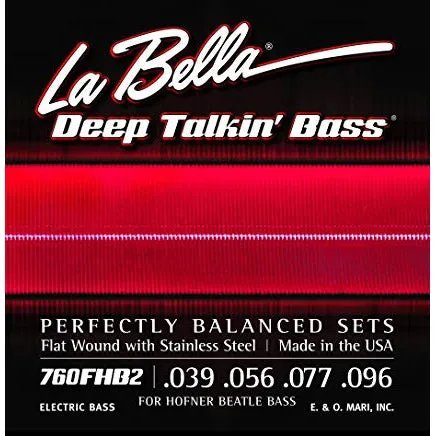 La Bella Flatwounds for Hofner Basses 30"-32" scale