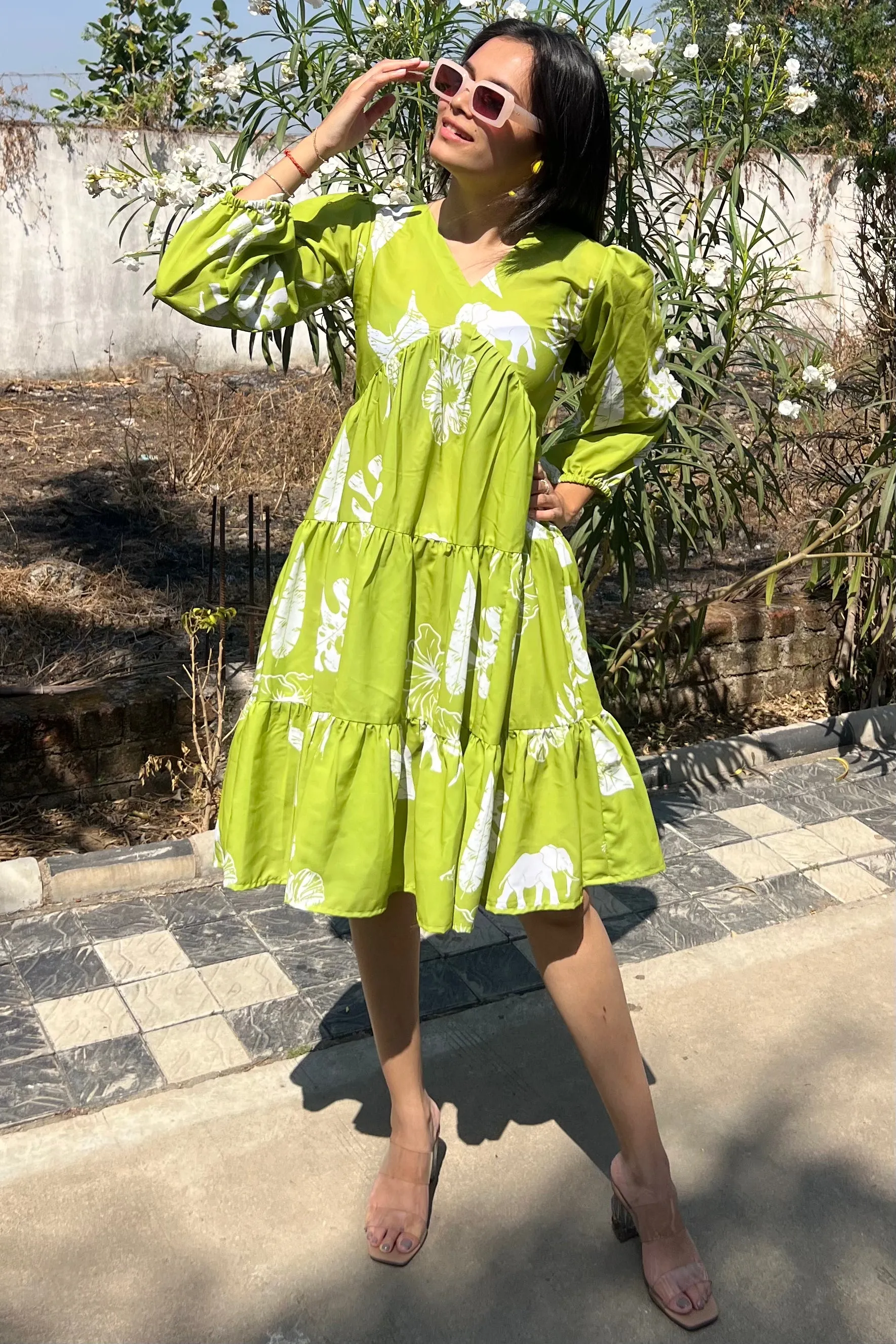 Lime Blossom dress