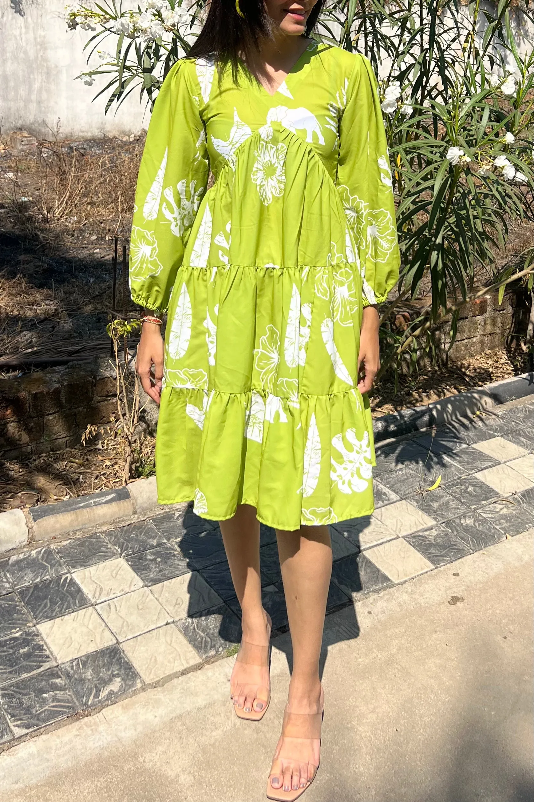 Lime Blossom dress