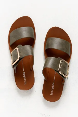 Los Cabos Doti Khaki Slide