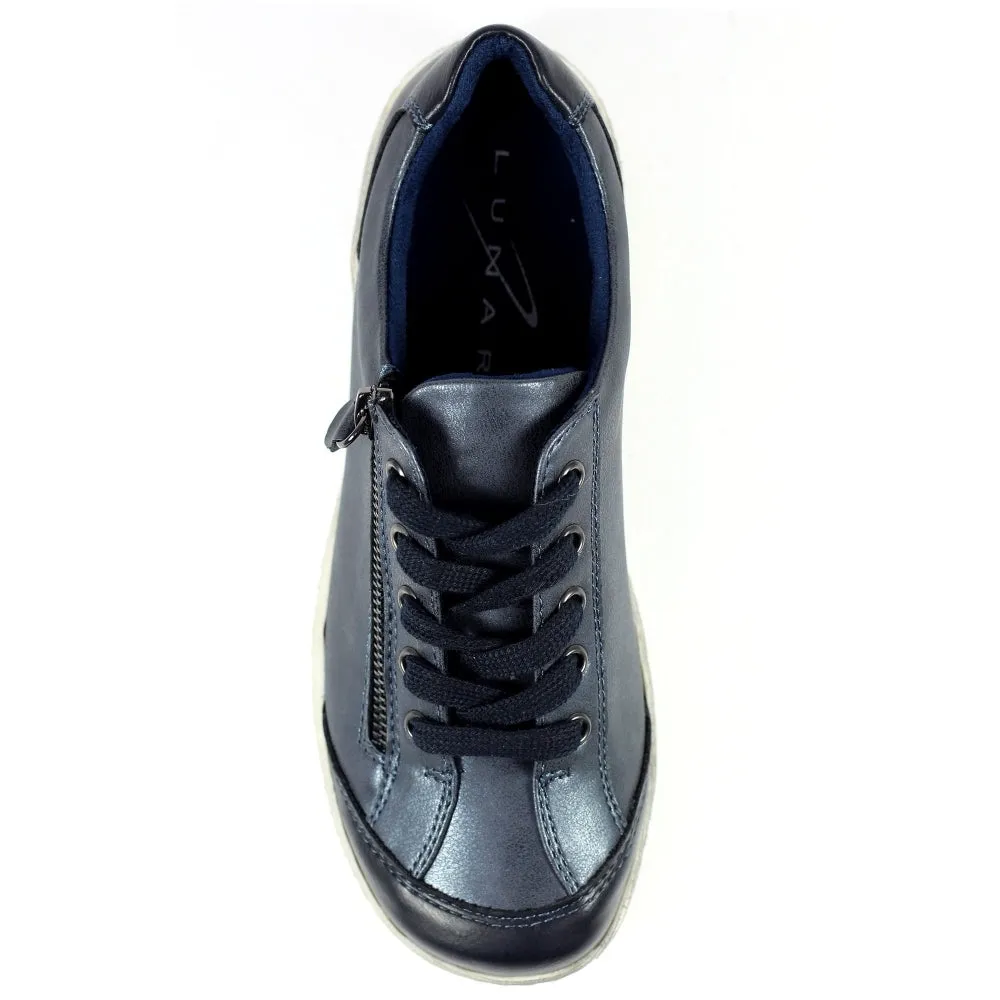 Lunar Bianca Ladies Trainer Navy DLB021