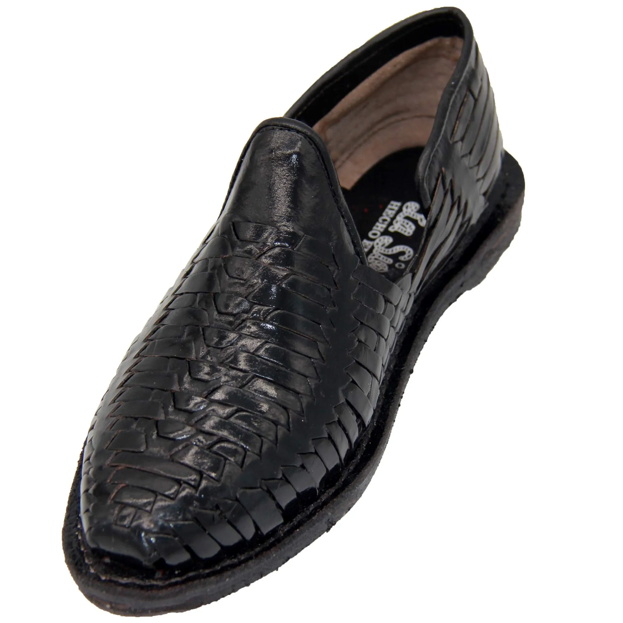 Men's Leather Authentic Mexican Huarache Sandal Closed Toe
