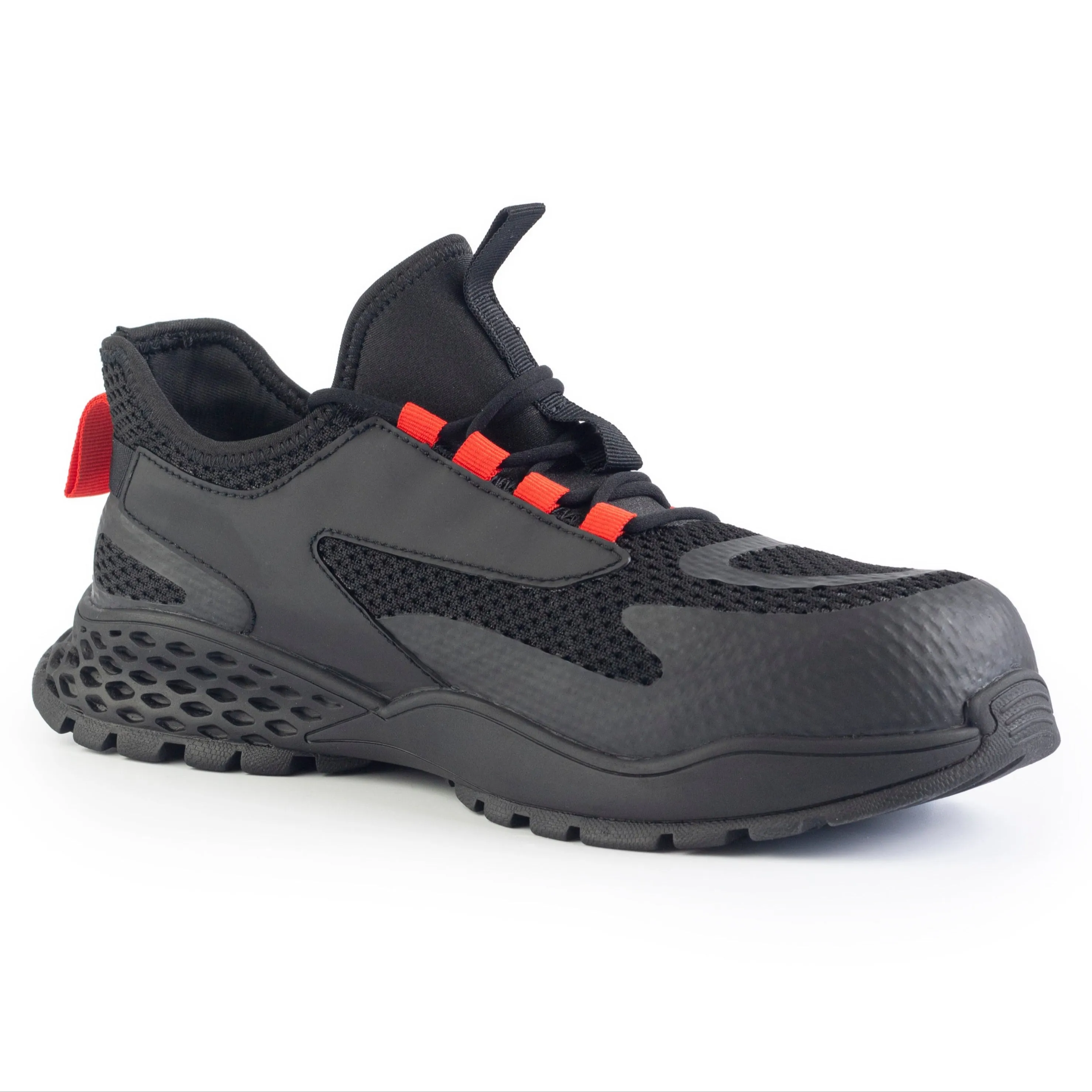 Mens Safety Trainers Lightweight Composite Toe Cap with Kevlar Midsole | Metal Free Work Shoes | S1P SRC 1144