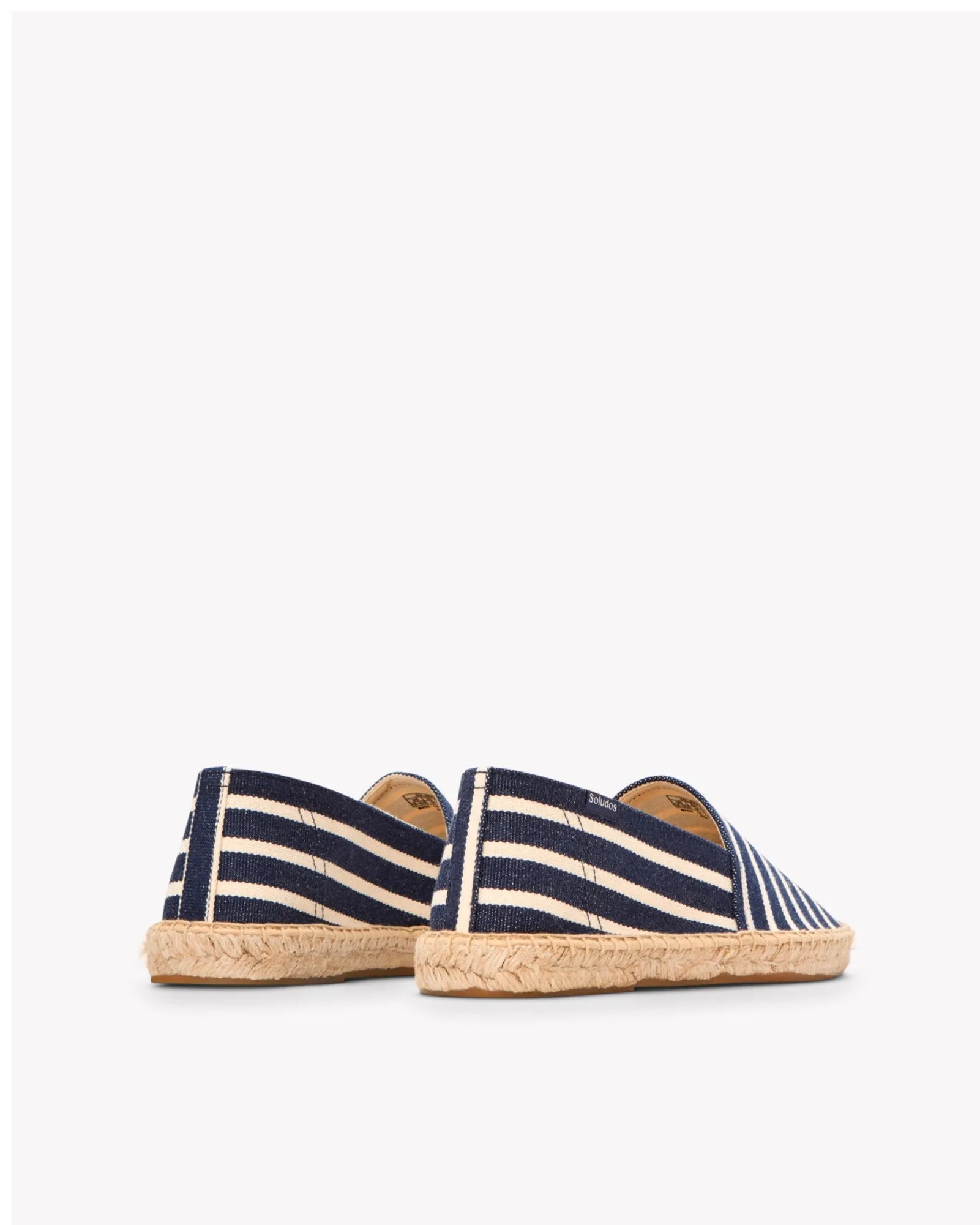 Mens_Espadrilles_The Original_Woven Stripes_Classic - Dark Navy - Ivory