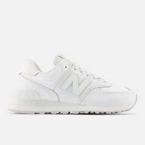 New Balance Womens 574 Fashion Trainers - White