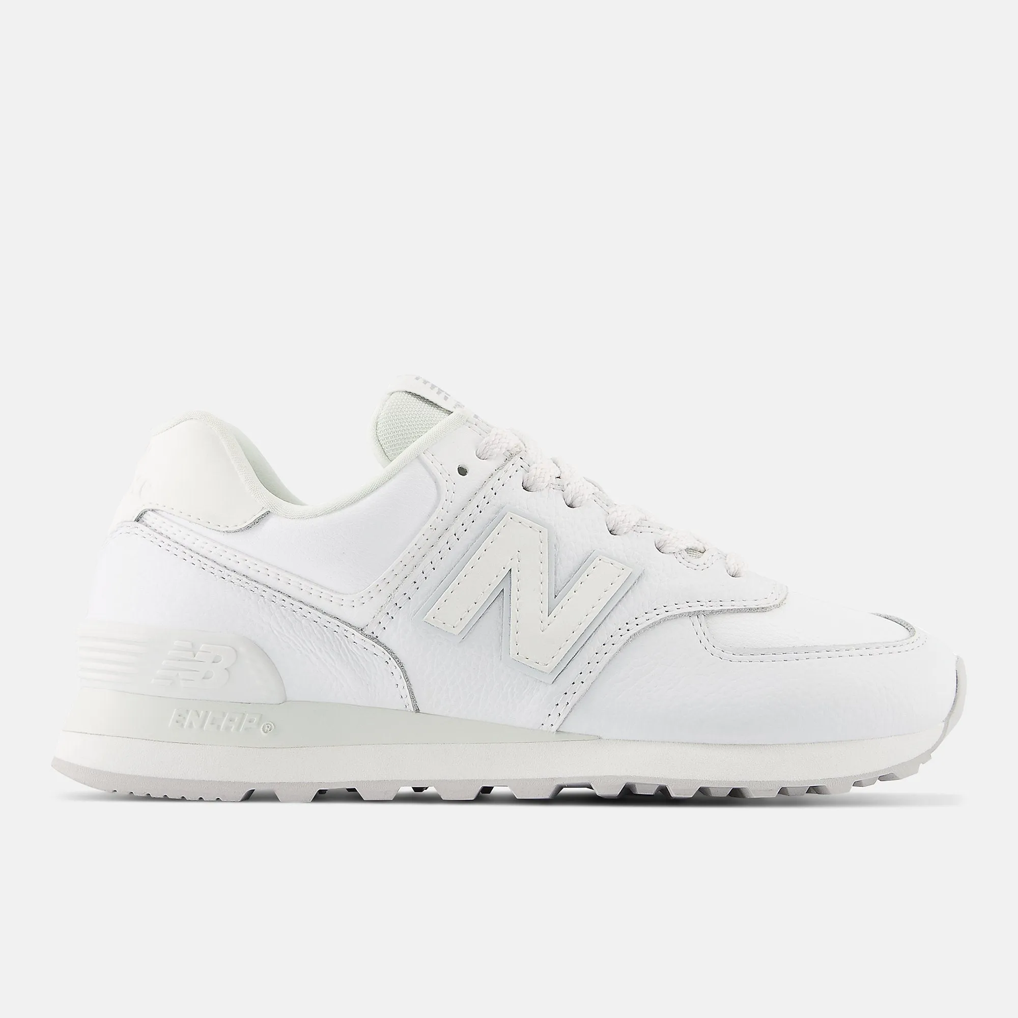 New Balance Womens 574 Fashion Trainers - White