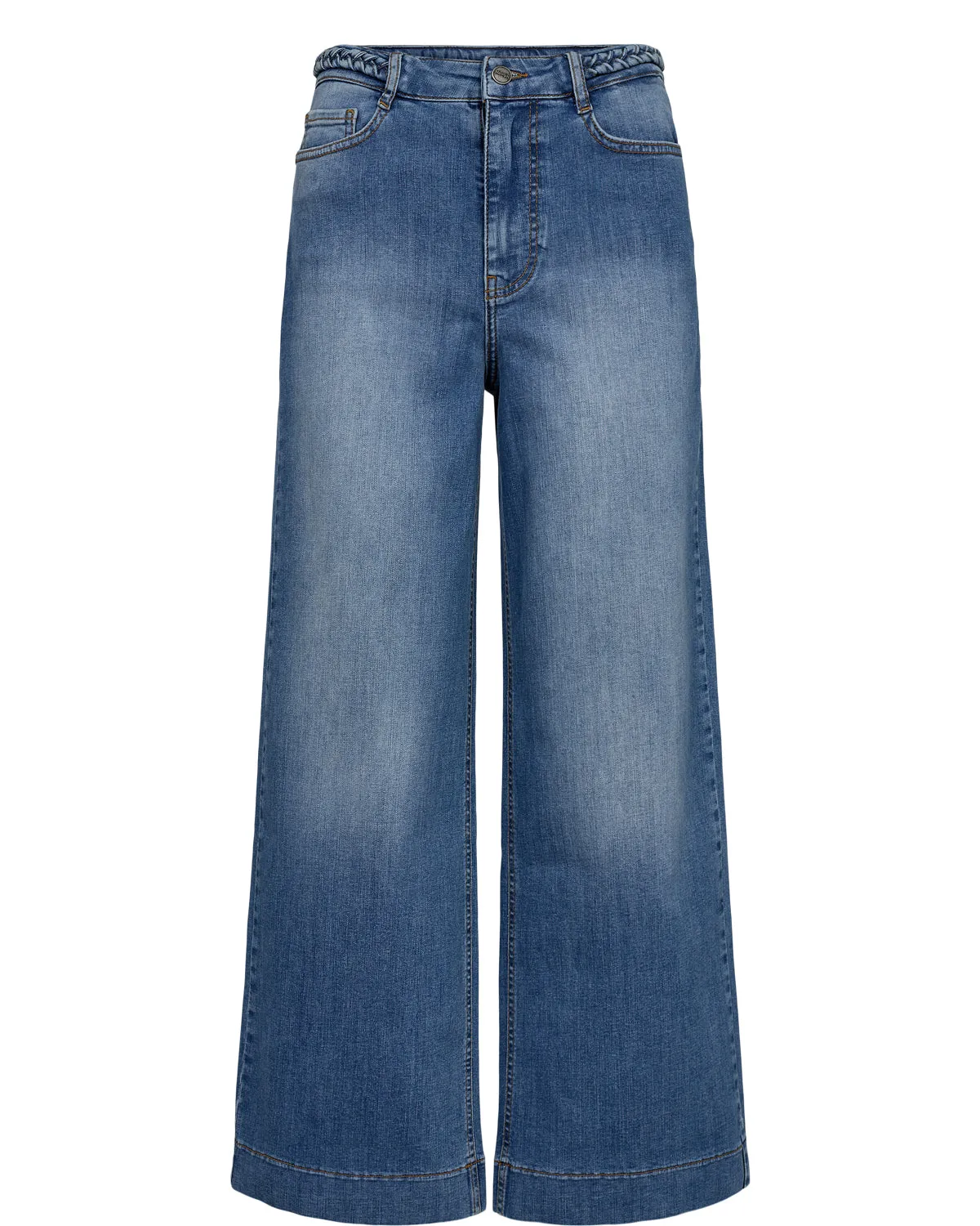 Nümph Nuparis Cropped Jeans in Light Denim Wash