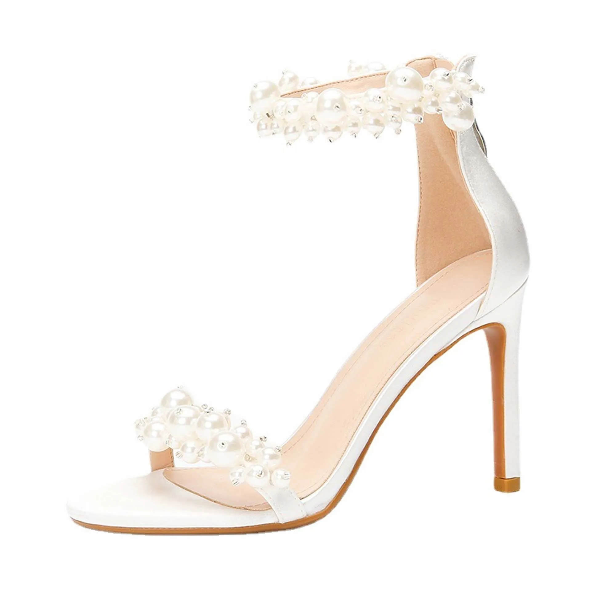 Nude Heels for Wedding Sandals Women's Stiletto Heels