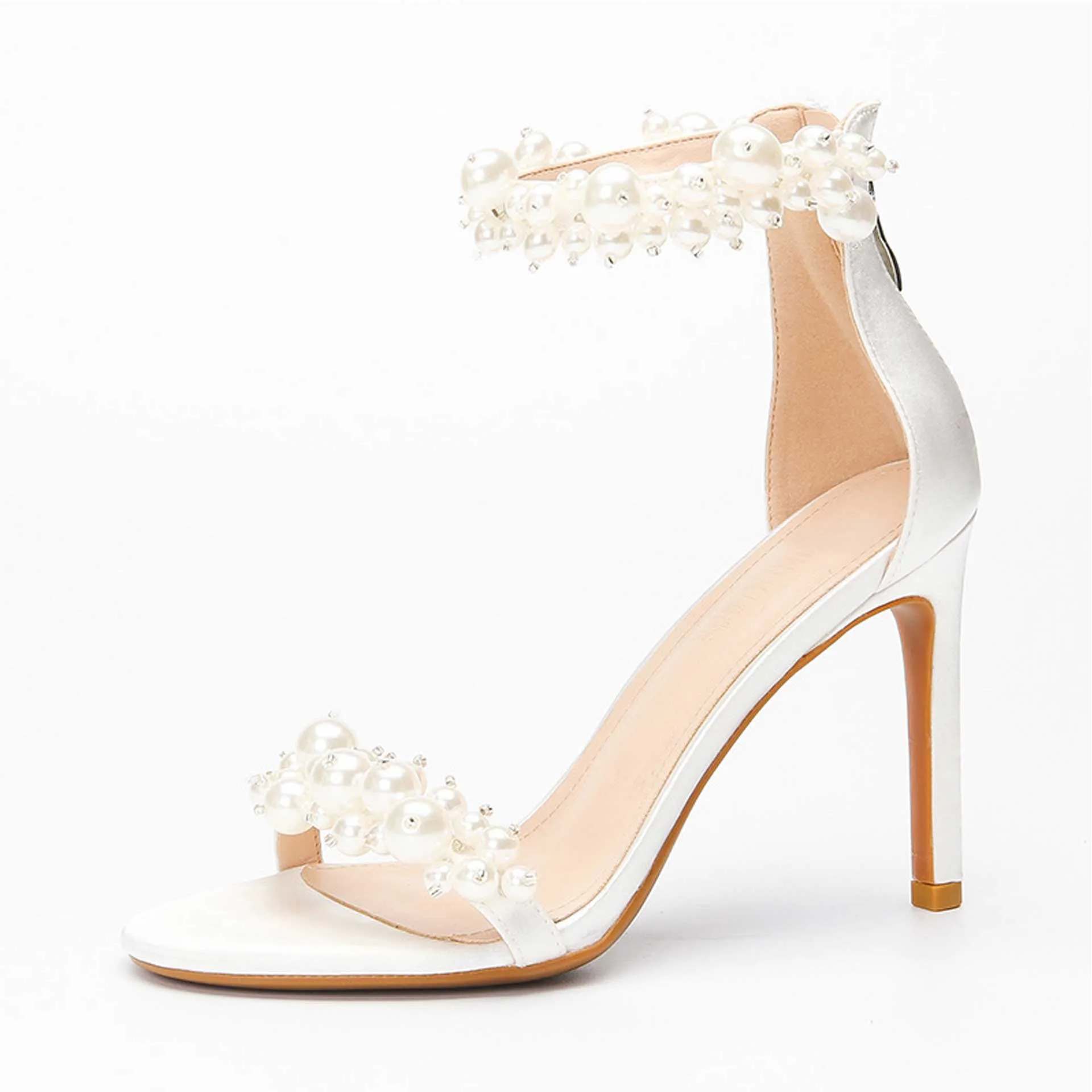 Nude Heels for Wedding Sandals Women's Stiletto Heels