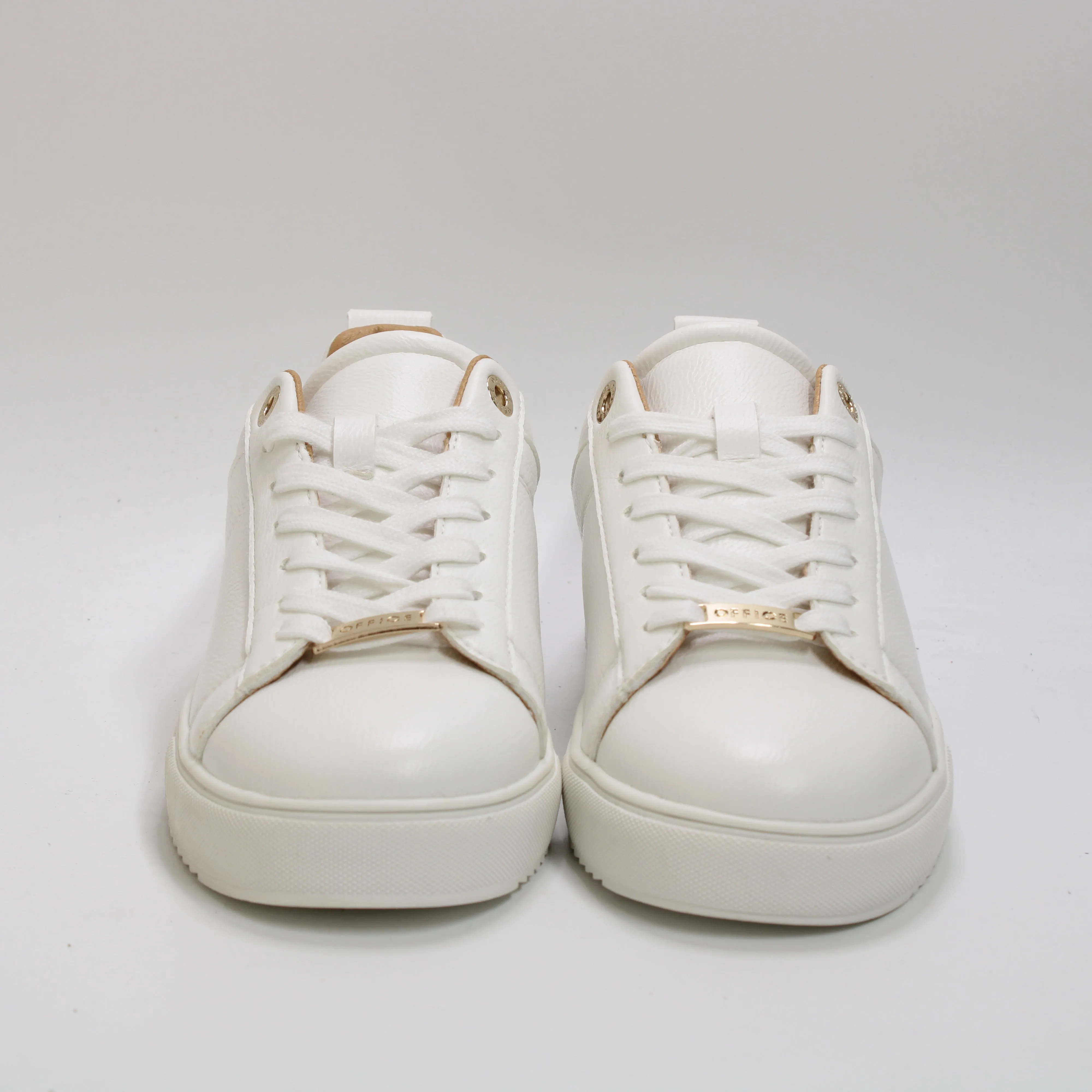 Office Freedom Lace Up Trainers White